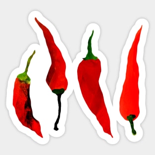 red hot pepper Sticker